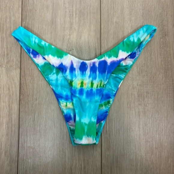 It’s Now Cool 90's Eco Pant Bikini Bottom in Aquadisiac Size S - Picture 3 of 6